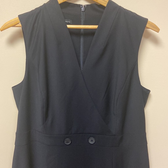 Talbots Sleeveless Black Shift Dress size 12 - Picture 2 of 5